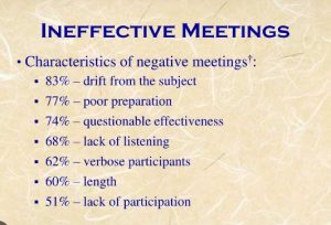What Are Common Traits of Ineffective Meetings?